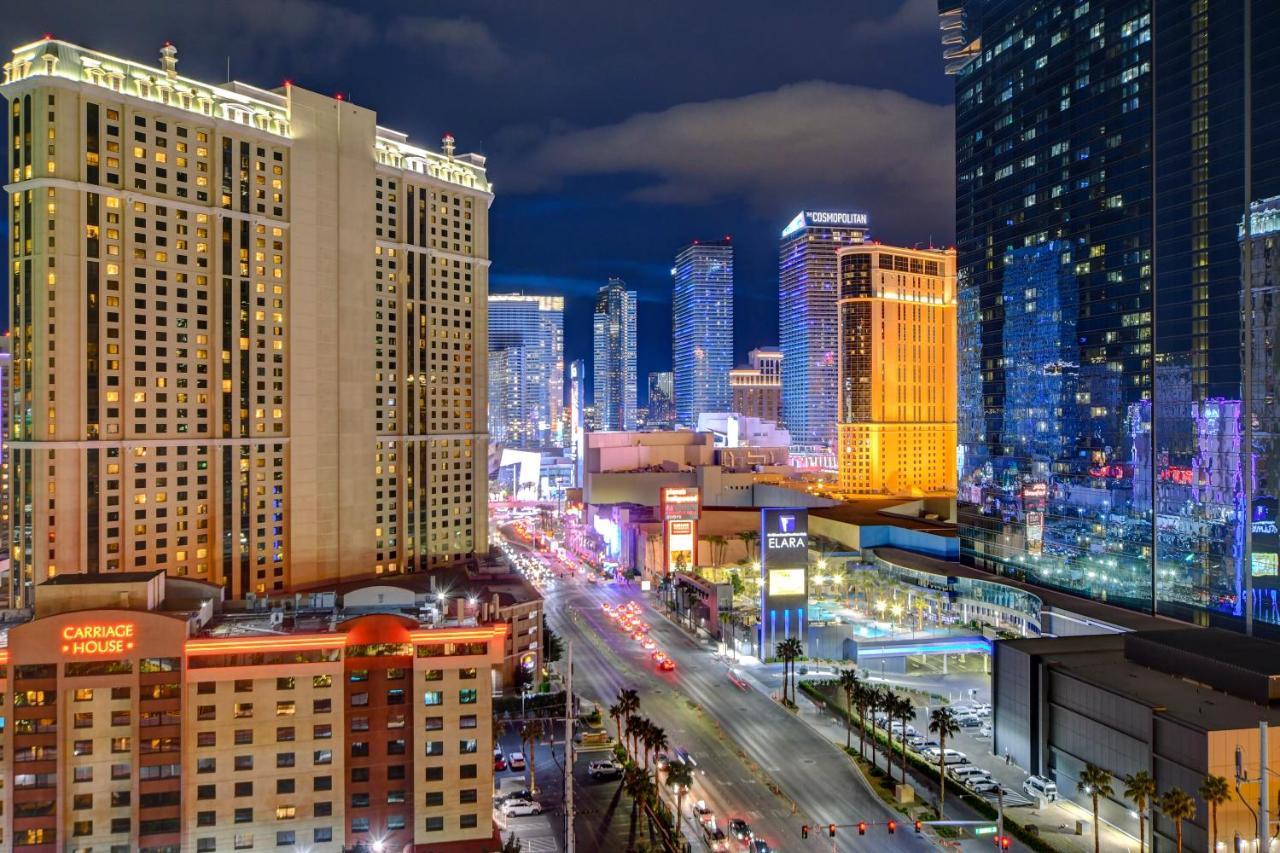 Lucky Gem Penthouse & Luxury Suites At Signature Resort, Balcony Strip View 1607 Las Vegas Exterior foto