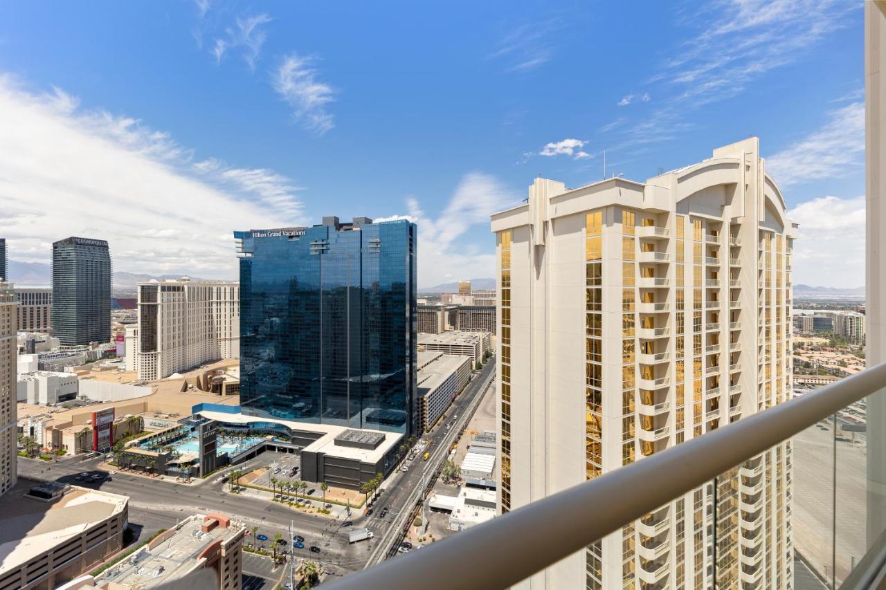 Lucky Gem Penthouse & Luxury Suites At Signature Resort, Balcony Strip View 1607 Las Vegas Exterior foto