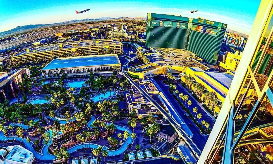 Lucky Gem Penthouse & Luxury Suites At Signature Resort, Balcony Strip View 1607 Las Vegas Exterior foto